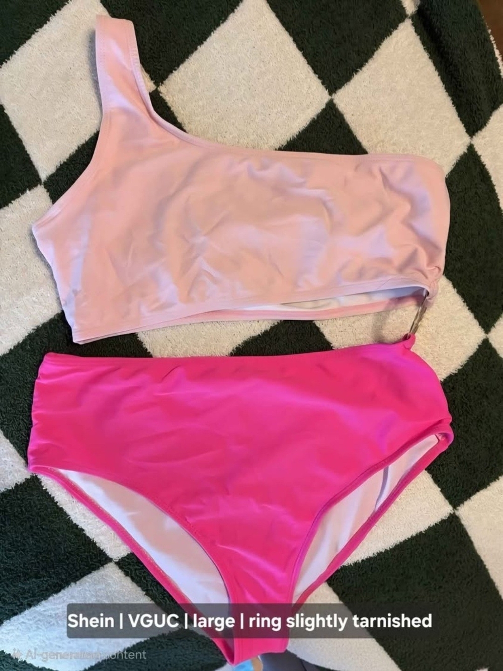 SHEIN One-shoulder One-piece
